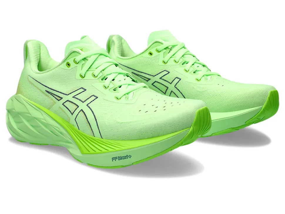 ASICS Novablast 4 Illuminate Green Lime Burst