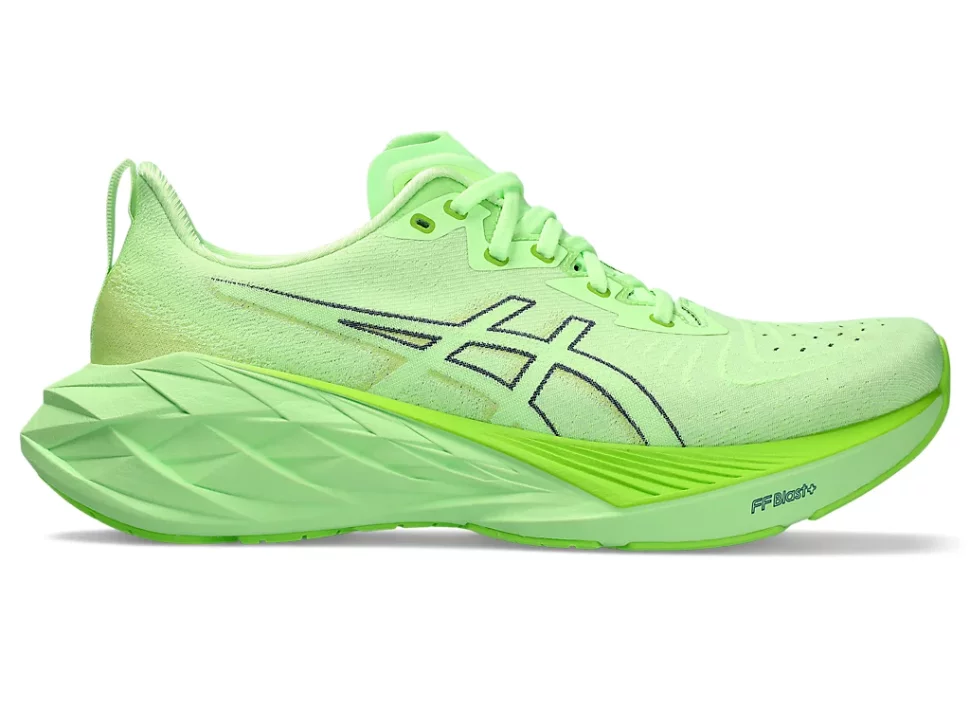 ASICS Novablast 4 Illuminate Green Lime Burst
