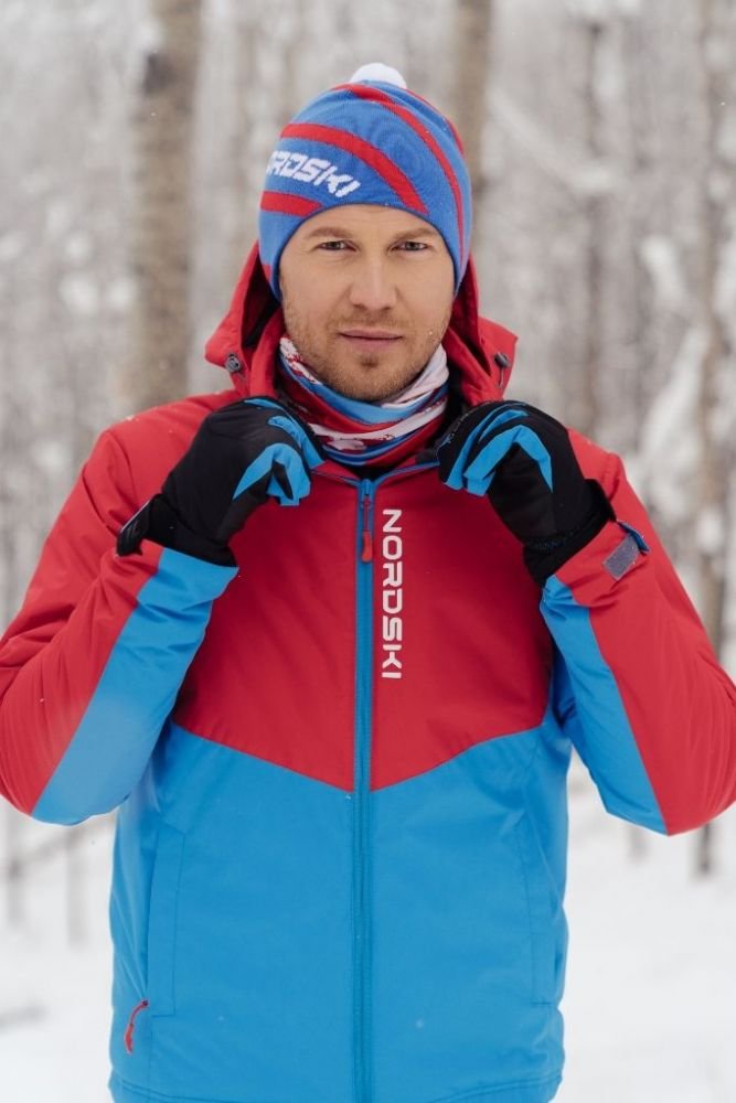 Nordski line лыжная шапка Blue