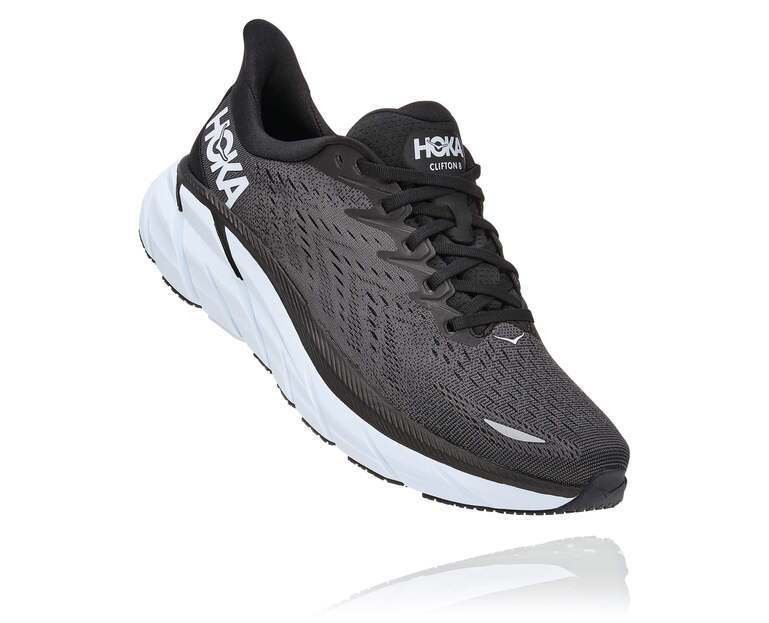 White hoka clifton on sale